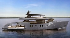 Sanlorenzo a Genova con SX112, yacht-crossover di 34 metri. E dal partner Wooden Boats un luxury tender in stile Bentley