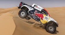 Al Attiyah (Toyota) vince la terza tappa di fila dell'Abu Dhabi Desert Challenge, ma Peterhansel (Audi) è un passo dal sesto sigillo