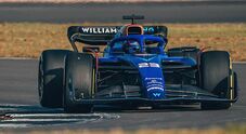 Williams FW45, il bolide per la stagione 2023 di F1 già gira a Silvestone