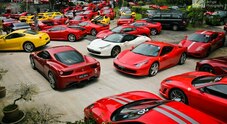 A Fiumicino il più grande raduno Ferrari da tutta Italia. 43 “rosse” sabato e domenica al Da Vinci Village