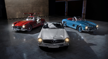 Mercedes-Benz sotto i riflettori del Salone Auto e Moto d'epoca a Padova per festeggiare ​una serie di anniversari